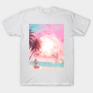 Pink Moon Rising T-Shirt